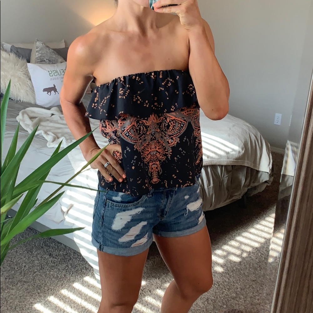 NWT Free People Strapless Top XS